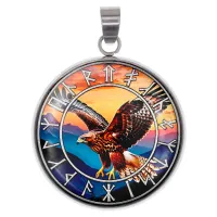 Амулет Славянский Тотемный Годослов - Парящий Орел ALEN-076