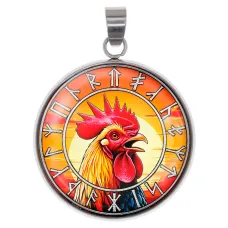 Амулет Славянский Тотемный Годослов - Кричащий Петух ALEN-078