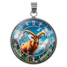 Амулет Славянский Тотемный Годослов - Златорогий Тур ALEN-079