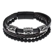 Браслет с рунической формулой Остановка проблем BSX01-17