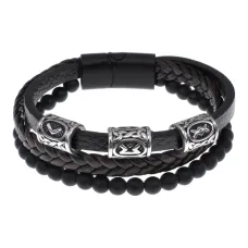 Браслет с рунической формулой Здоровая жизнь BSX01-19