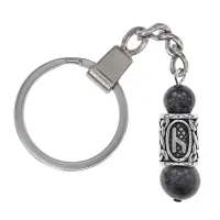 Брелок-амулет с руной Уд из нержавеющей стали, Лабрадор BKC-22