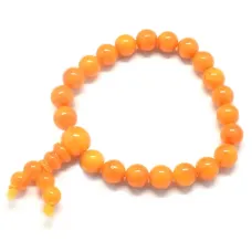 Браслет - четки из натурального нефрита, окрашенный BS050-2