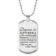 Жетон на цепочке Дорогая доченька ACZ2-749