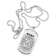 Жетон на цепочке Мама я тебе признательна ACZ2-751