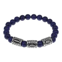 Браслет Материальное благополучие, нат.камень Лазурит 8мм BSRB-008-02