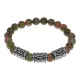 Браслет Исцеление, нат.камень Унакит 8мм BSRB-009-02