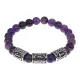 Браслет Энергия молодости, нат.камень Аметист 8мм BSRB-010-01