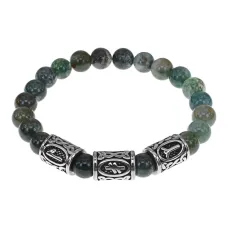Браслет Энергия молодости, нат.камень Яшма индийская 8мм BSRB-010-02