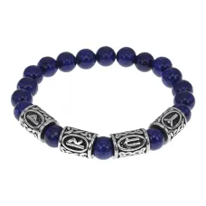 Браслет Привлечение удачи, нат.камень Лазурит 8мм BSRB-013-01