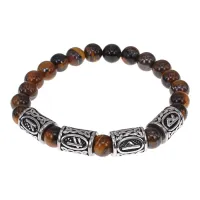 Браслет Благополучие и успех, нат.камень Тигровый глаз 8мм BSRB-016-02