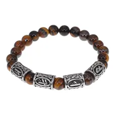 Браслет Благополучие и успех, нат.камень Тигровый глаз 8мм BSRB-016-02
