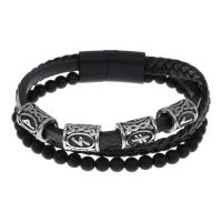 Браслет с рунической формулой Привлечение богатства BSX02-11