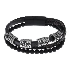 Браслет с рунической формулой Привлечение богатства BSX02-11