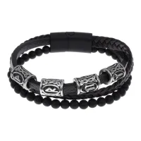 Браслет с рунической формулой Привлечение удачи BSX02-13