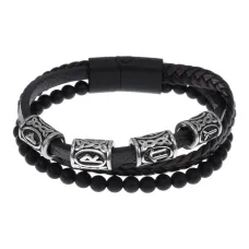 Браслет с рунической формулой Привлечение удачи BSX02-13