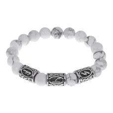 Браслет Привлечение любви, нат.камень Кахолонг 10мм BSRB1-004-02