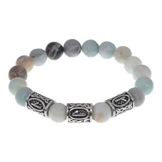 Браслет Семейное счастье, нат.камень Амазонит 10мм BSRB1-005-01
