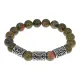 Браслет Исцеление, нат.камень Унакит 10мм BSRB1-009-02