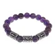 Браслет Энергия молодости, нат.камень Аметист 10мм BSRB1-010-01