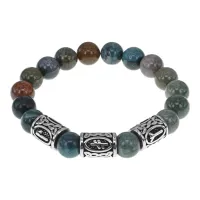 Браслет Энергия молодости, нат.камень Яшма индийская 10мм BSRB1-010-02