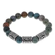 Браслет Энергия молодости, нат.камень Яшма индийская 10мм BSRB1-010-02