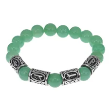 Браслет Восстановление здоровья, нат.камень Нефрит 10мм BSRB1-014-02