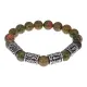 Браслет Пробуждение страсти, нат.камень Унакит 10мм BSRB1-017-01