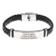 Кожаный браслет Удачи в руках, успехов в делах BSKR1-487