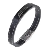 Кожаный браслет Я рядом с тобой BSKR2-484