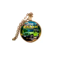 Кулон, цвет бронза, с цепочкой, Алтай C0401028