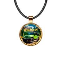 Кулон, цвет золото, со шнурком, Алтай C0401033