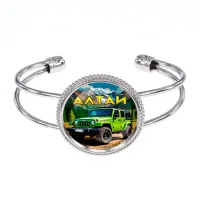 Браслет металлический, цвет серебро, Алтай C0401034