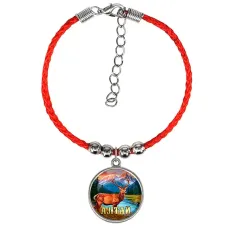 Браслет из красного шнура, Алтай C0402047