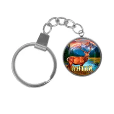 Брелок, нержавеющая сталь, с кольцом для ключей, Алтай C0402061