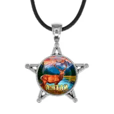 Звезда-кулон, металл, Алтай C0402064