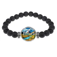 Браслет из лавы, Алтай C0403003