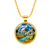 Кулон, цвет золото, с цепочкой, Алтай C0403032