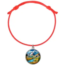 Браслет из красного шнура, Алтай C0403052
