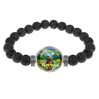 Браслет из лавы, Любимый Алтай C0404003