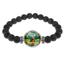 Браслет из лавы, Любимый Алтай C0404003