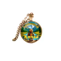 Кулон, цвет бронза, с цепочкой, Любимый Алтай C0404028