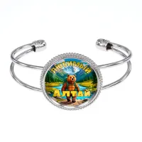 Браслет металлический, цвет серебро, Любимый Алтай C0404034