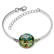 Браслет металлический, цвет серебро, Любимый Алтай C0404046