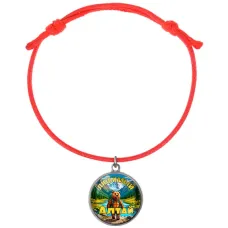 Браслет из красного шнура, Любимый Алтай C0404052