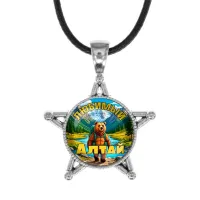 Звезда-кулон, металл, Любимый Алтай C0404064