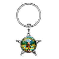 Звезда-брелок, металл, Любимый Алтай C0404065