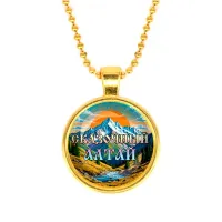 Кулон, цвет золото, с цепочкой, Сказочный Алтай C0407032