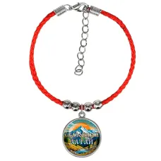 Браслет из красного шнура, Сказочный Алтай C0407047
