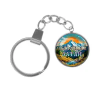 Брелок, нержавеющая сталь, с кольцом для ключей, Сказочный Алтай C0407061